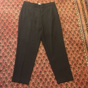 Babaton Black Tapered Pull On Trousers
